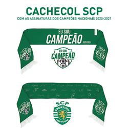 Cachecol Sporting - Eu Sou Campeão 2020/2021