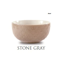  Taças de Cêramica Habitat - Stone Gray