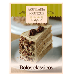 Pastelaria Boutique - Ent. 5 Bolos Clássicos + Forma desmontável