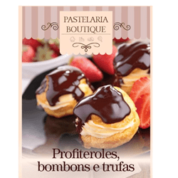 Pastelaria Boutique  Ent. 8 Profiteroles, bombons e trufas + Forma retangular
