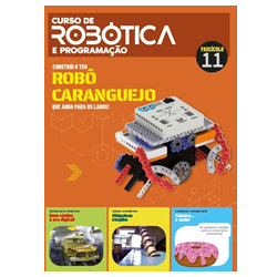 Curso Robótica Fascículo nº 11+peças  Robô Caranguejo