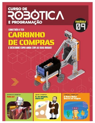 Curso Robótiica  e programação Fascículo nº 9 +peças  Robó Carrinho de compras