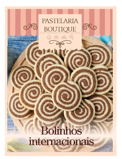 Pastelaria Boutique Ent. 29 Bolinhos internacionais oferta Três moldes para bolachas