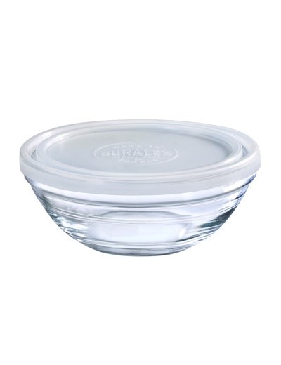 Caixas de vidro Duralex -  redonda  14cm c/ tampa – 500ml