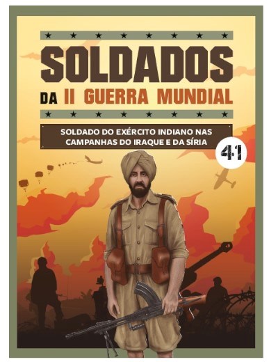 Soldados da II Guerra Mundial - Ent. 41 Soldado do exército Indiano nas campanhas do Iraque e da Síria. 