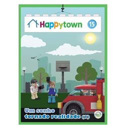 Happy Town  15º Fascículo + carro de bombeiro 