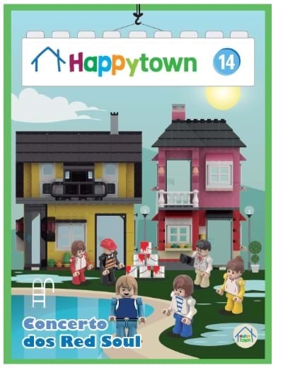 Happy Town  14º Fascículo + 4 Figuras + Árvores e arbustos