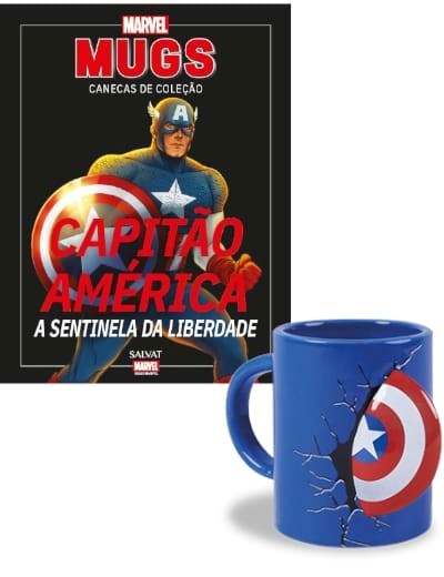 Caneca Marvel 3D - Capitão América 