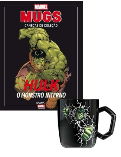 Caneca  Marvel 3D Hulk