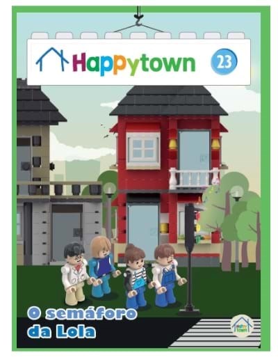 Happy Town  23 º Fascículo + 2 Figuras + Semáfro + base 