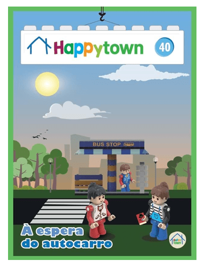 Happy Town  40 º Fascículo Paragem de autocarro + 2 Figuras
