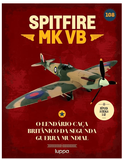 Spitfire - Fascículo 108 + oferta de peças