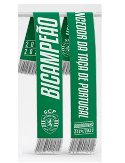 Cachecol Sporting  BiCampeão